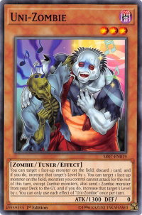 Uni-Zombie - Structure Deck: Zombie Horde (SR07) #SR07-EN019 - Common / Short Print YuGiOh Trading Card