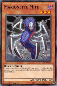 Marionette Mite - Structure Deck: Zombie Horde (SR07) #SR07-EN020 - Common / Short Print YuGiOh Trading Card