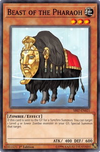 Beast of the Pharaoh - Structure Deck: Zombie Horde (SR07) #SR07-EN021 - Common / Short Print YuGiOh Trading Card