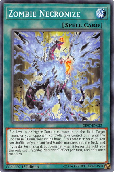 Zombie Necronize trading card from Structure Deck: Zombie Horde Zombie Necronize - Structure Deck: Zombie Horde YuGiOh trading card