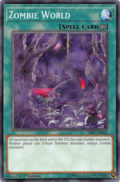Zombie World trading card from Structure Deck: Zombie Horde Zombie World - Structure Deck: Zombie Horde YuGiOh trading card
