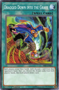 Dragged Down into the Grave - Structure Deck: Zombie Horde (SR07) #SR07-EN031 - Common / Short Print YuGiOh Trading Card