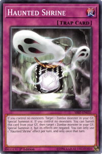 Haunted Shrine - Structure Deck: Zombie Horde (SR07) #SR07-EN035 - Common / Short Print YuGiOh Trading Card