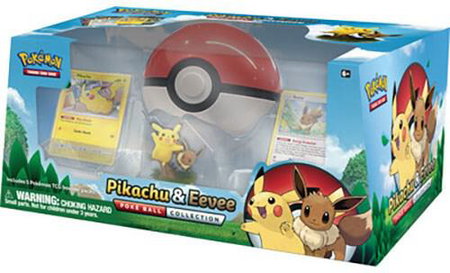 Pikachu & Eevee Poke Ball Collection - Miscellaneous Cards & Products Pokémon trading card