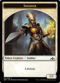 Soldier (002) // Goblin Token - Guilds of Ravnica: Guild Kits (GR1) #2 - Token Magic: The Gathering Trading Card