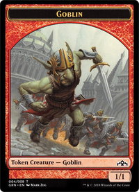 Goblin // Soldier (006) Double-Sided Token - Guilds of Ravnica: Guild Kits (GR1) #4 - Token Magic: The Gathering Trading Card