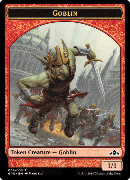 Goblin // Soldier (006) Double-Sided Token - Guilds of Ravnica: Guild Kits Magic: The Gathering trading card