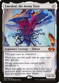Emrakul, the Aeons Torn - Ultimate Masters (UMA) #4 - Mythic Magic: The Gathering Trading Card