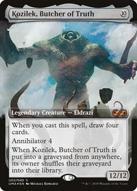 Kozilek, Butcher of Truth - Ultimate Masters: Box Toppers (UMA:BT) #U3 - Special Magic: The Gathering Trading Card
