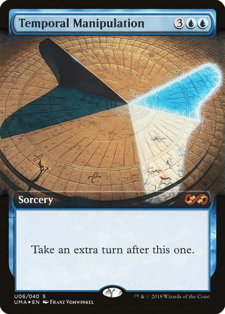 Temporal Manipulation - Ultimate Masters: Box Toppers Magic: The Gathering trading card