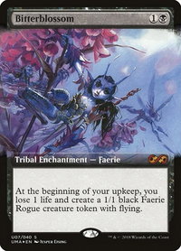 Bitterblossom - Ultimate Masters: Box Toppers (UMA:BT) #U7 - Special Magic: The Gathering Trading Card
