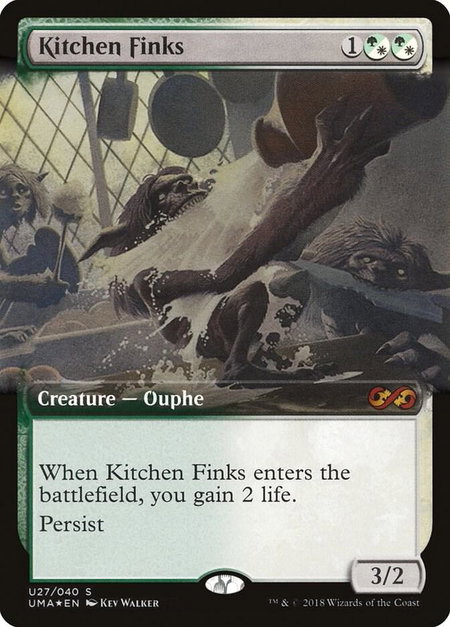 Kitchen Finks - Ultimate Masters: Box Toppers Magic: The Gathering trading card