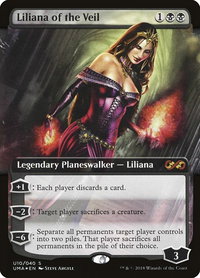 Liliana of the Veil - Ultimate Masters: Box Toppers (UMA:BT) #U10 - Special Magic: The Gathering Trading Card