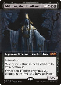 Mikaeus, the Unhallowed - Ultimate Masters: Box Toppers (UMA:BT) #U11 - Special Magic: The Gathering Trading Card