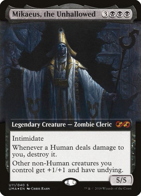 Mikaeus, the Unhallowed - Ultimate Masters: Box Toppers Magic: The Gathering trading card