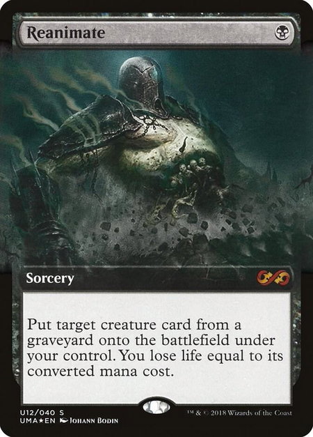 Reanimate - Ultimate Masters: Box Toppers Magic: The Gathering trading card