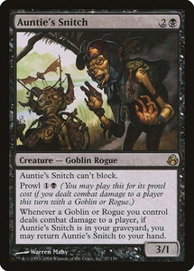 Auntie's Snitch - Morningtide (MOR) #57 - Rare Magic: The Gathering Trading Card