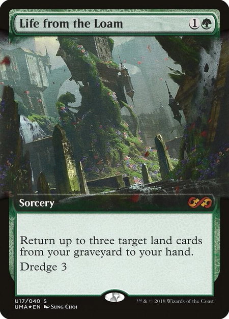 Life from the Loam - Ultimate Masters: Box Toppers Magic: The Gathering trading card