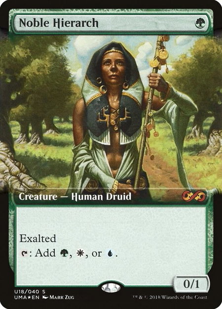 Noble Hierarch - Ultimate Masters: Box Toppers Magic: The Gathering trading card