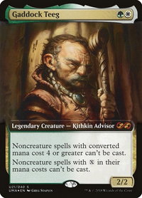 Gaddock Teeg - Ultimate Masters: Box Toppers (UMA:BT) #U21 - Special Magic: The Gathering Trading Card