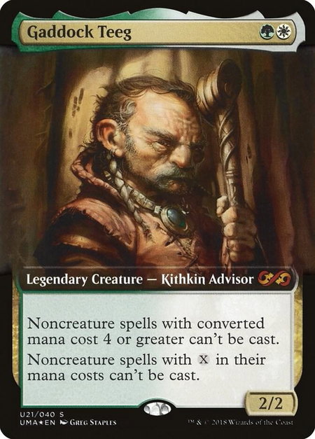 Gaddock Teeg - Ultimate Masters: Box Toppers Magic: The Gathering trading card