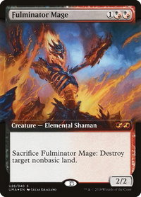 Fulminator Mage - Ultimate Masters: Box Toppers (UMA:BT) #U26 - Special Magic: The Gathering Trading Card