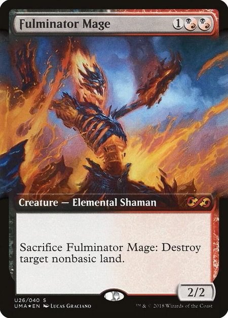 Fulminator Mage - Ultimate Masters: Box Toppers Magic: The Gathering trading card
