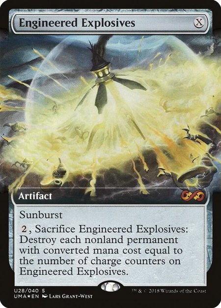 Engineered Explosives - Ultimate Masters: Box Toppers Magic: The Gathering trading card