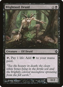 Blightsoil Druid - Morningtide (MOR) #59 - Common Magic: The Gathering Trading Card