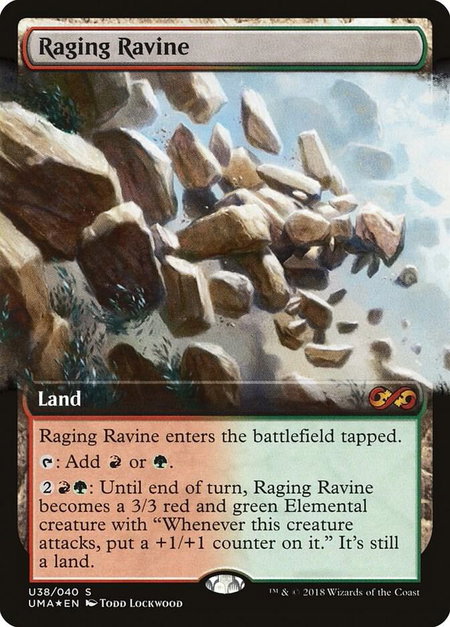 Raging Ravine - Ultimate Masters: Box Toppers Magic: The Gathering trading card