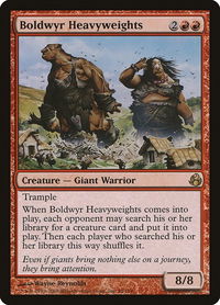 Boldwyr Heavyweights - Morningtide (MOR) #85 - Rare Magic: The Gathering Trading Card