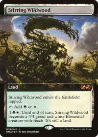 Stirring Wildwood - Ultimate Masters: Box Toppers (UMA:BT) #U39 - Special Magic: The Gathering Trading Card