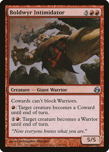Boldwyr Intimidator - Morningtide (MOR) #86 - Uncommon Magic: The Gathering Trading Card