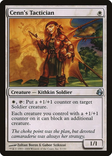 Cenn's Tactician - Morningtide Magic: The Gathering trading card