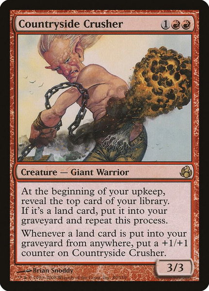 Countryside Crusher - Morningtide Magic: The Gathering trading card