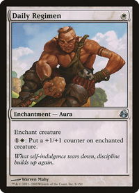 Daily Regimen - Morningtide (MOR) #8 - Uncommon Magic: The Gathering Trading Card