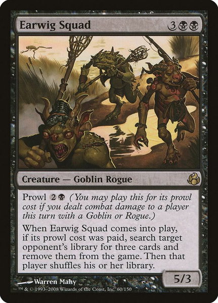 Earwig Squad - Morningtide Magic: The Gathering trading card