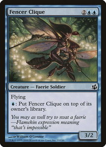 Fencer Clique - Morningtide (MOR) #33 - Common Magic: The Gathering Trading Card