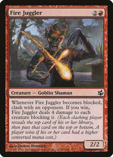 Fire Juggler - Morningtide Magic: The Gathering trading card