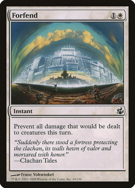 Forfend - Morningtide Magic: The Gathering trading card