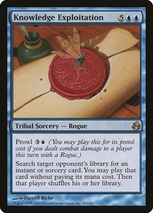 Knowledge Exploitation - Morningtide (MOR) #38 - Rare Magic: The Gathering Trading Card