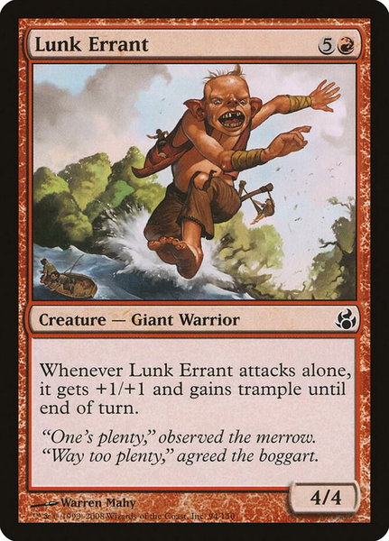 Lunk Errant - Morningtide Magic: The Gathering trading card