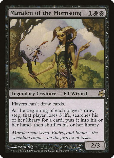 Maralen of the Mornsong - Morningtide Magic: The Gathering trading card