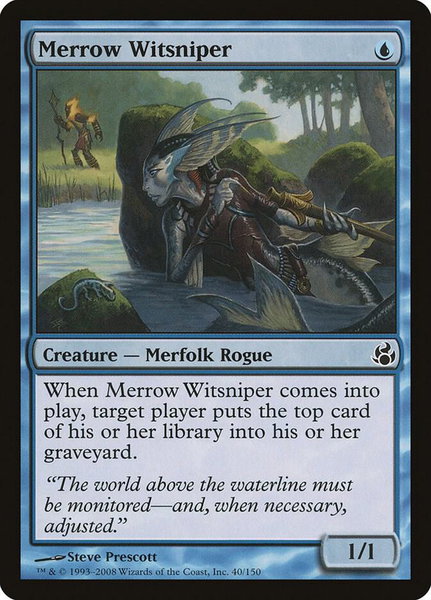 Merrow Witsniper - Morningtide Magic: The Gathering trading card