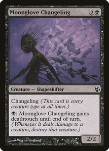 Moonglove Changeling - Morningtide (MOR) #67 - Common Magic: The Gathering Trading Card