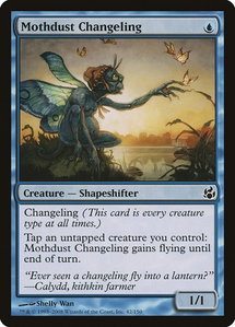 Mothdust Changeling - Morningtide (MOR) #42 - Common Magic: The Gathering Trading Card