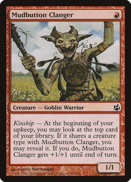 Mudbutton Clanger - Morningtide Magic: The Gathering trading card