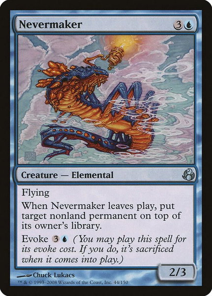 Nevermaker - Morningtide Magic: The Gathering trading card