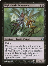 Nightshade Schemers - Morningtide (MOR) #69 - Uncommon Magic: The Gathering Trading Card