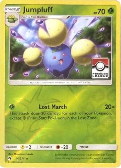Jumpluff - 14/214 (Pokemon League) trading card from League & Championship Cards Jumpluff - 14/214 (Pokemon League) - League & Championship Cards Pokémon trading card